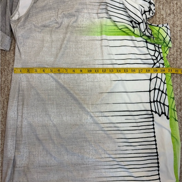 VERDA Stylish Green and Black Women's Dress Size 52. D33 - Picture 15 of 17